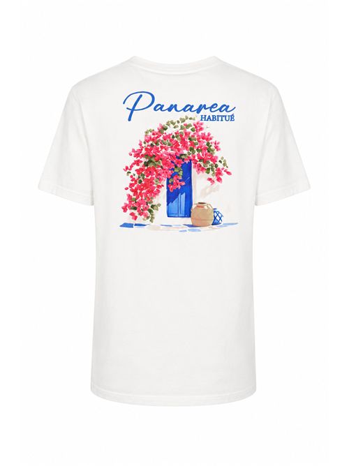 T-shirt Emilie in cotone con stampa Panarea Habitué Mc2 Saint Barth | EMI000108980L
